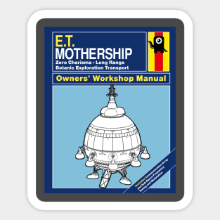 ET Mothership Repair Manual Sticker